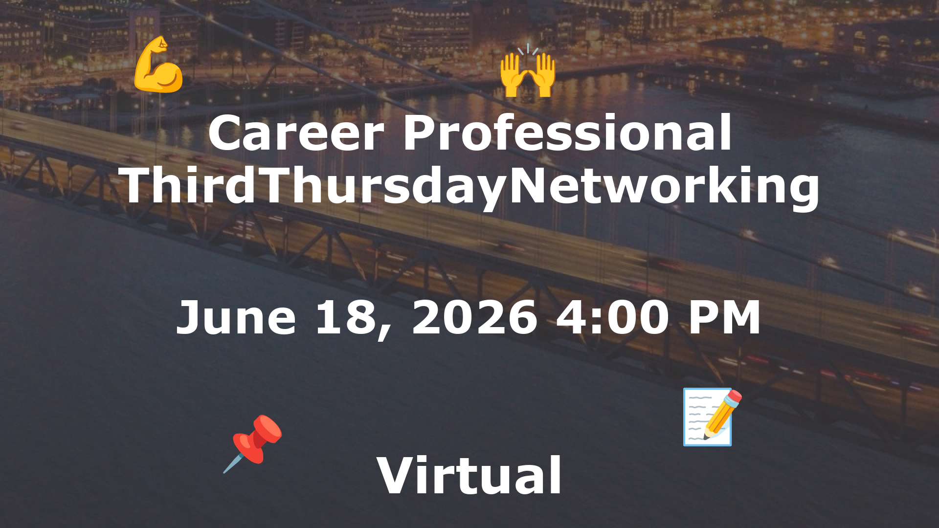 Career Professional ThirdThursdayNetworking  event image